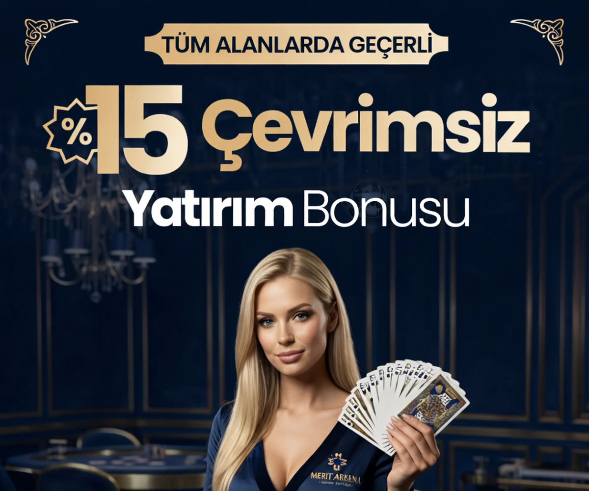 %15 ÇEVRIMSIZ SLOT BONUSU